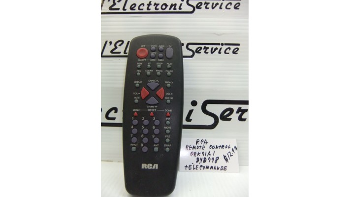 RCA CRK71A1 used remote control .